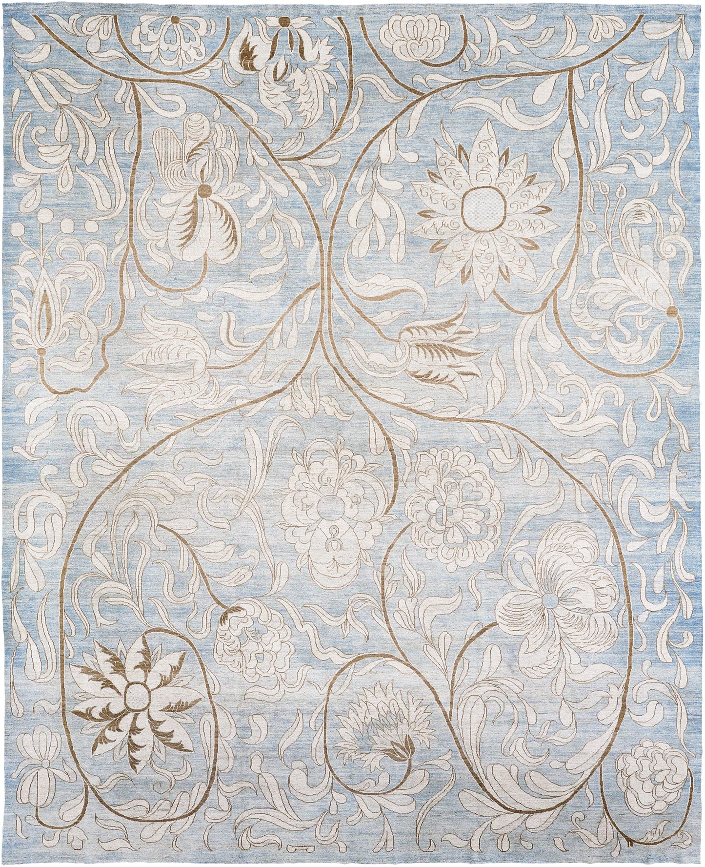 Vintage Style Floral Design Rug