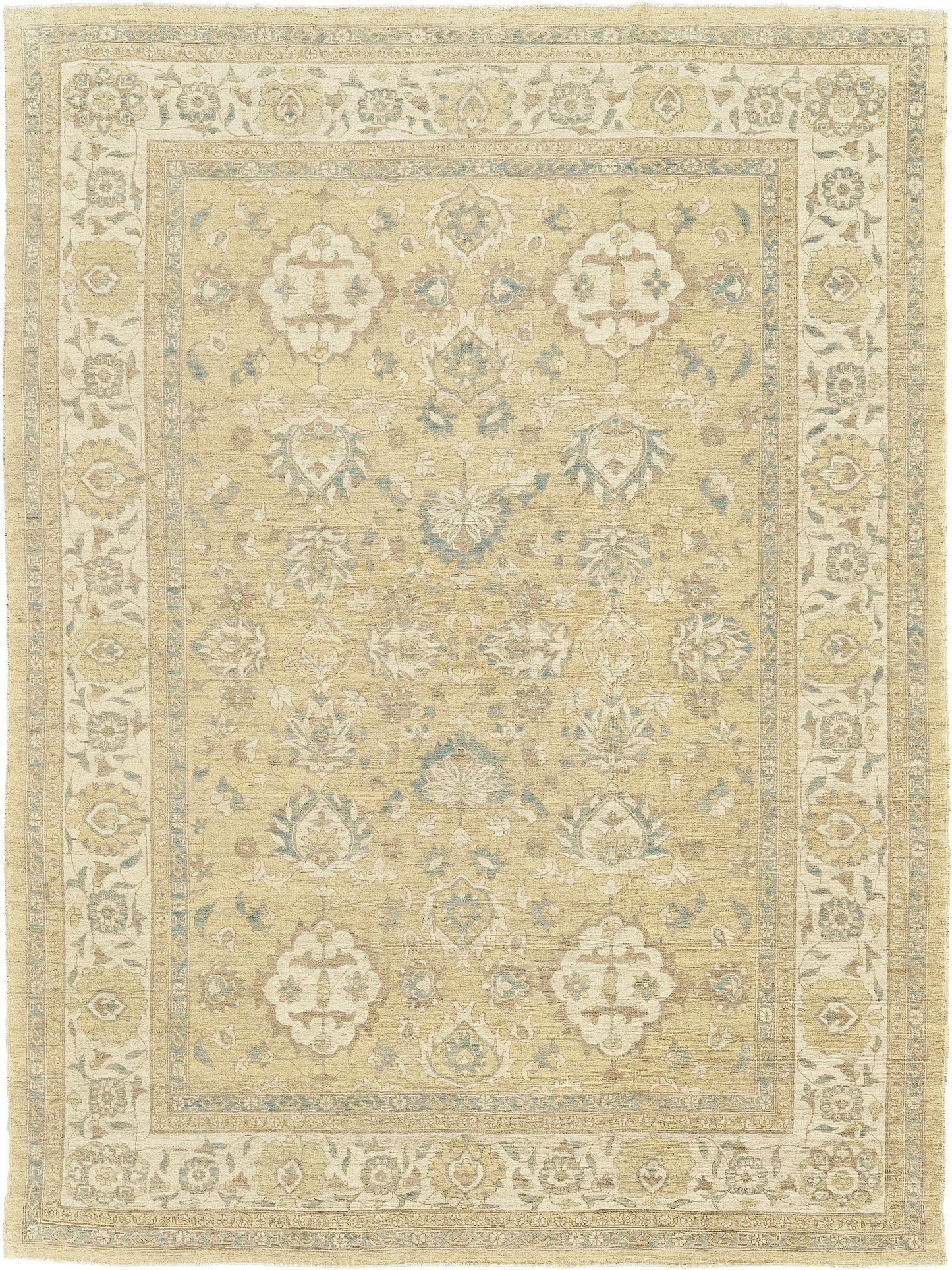 Vintage Style Sultanabad Revival Rug