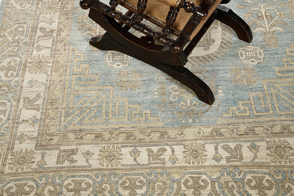 Khotan, Vintage Style Safira Collection - East Turkestan Khotan - full length showing color variation [#3]