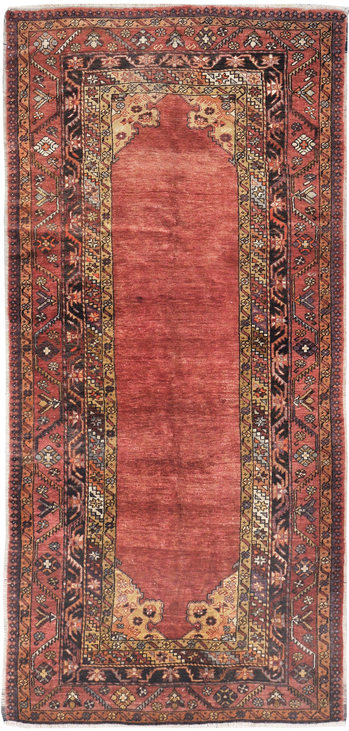 Vintage Turkish Anatolian Runner - hand-knotted in Turkey - one-of-a-kind handmade area rug [#13]