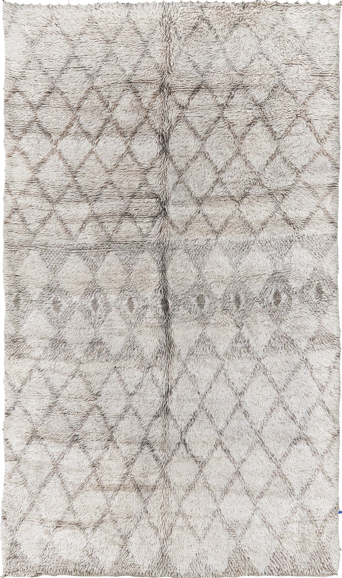 Vintage Moroccan Beni Ourain Tribe Rug - handwoven in Morocco - one-of-a-kind handmade area rug