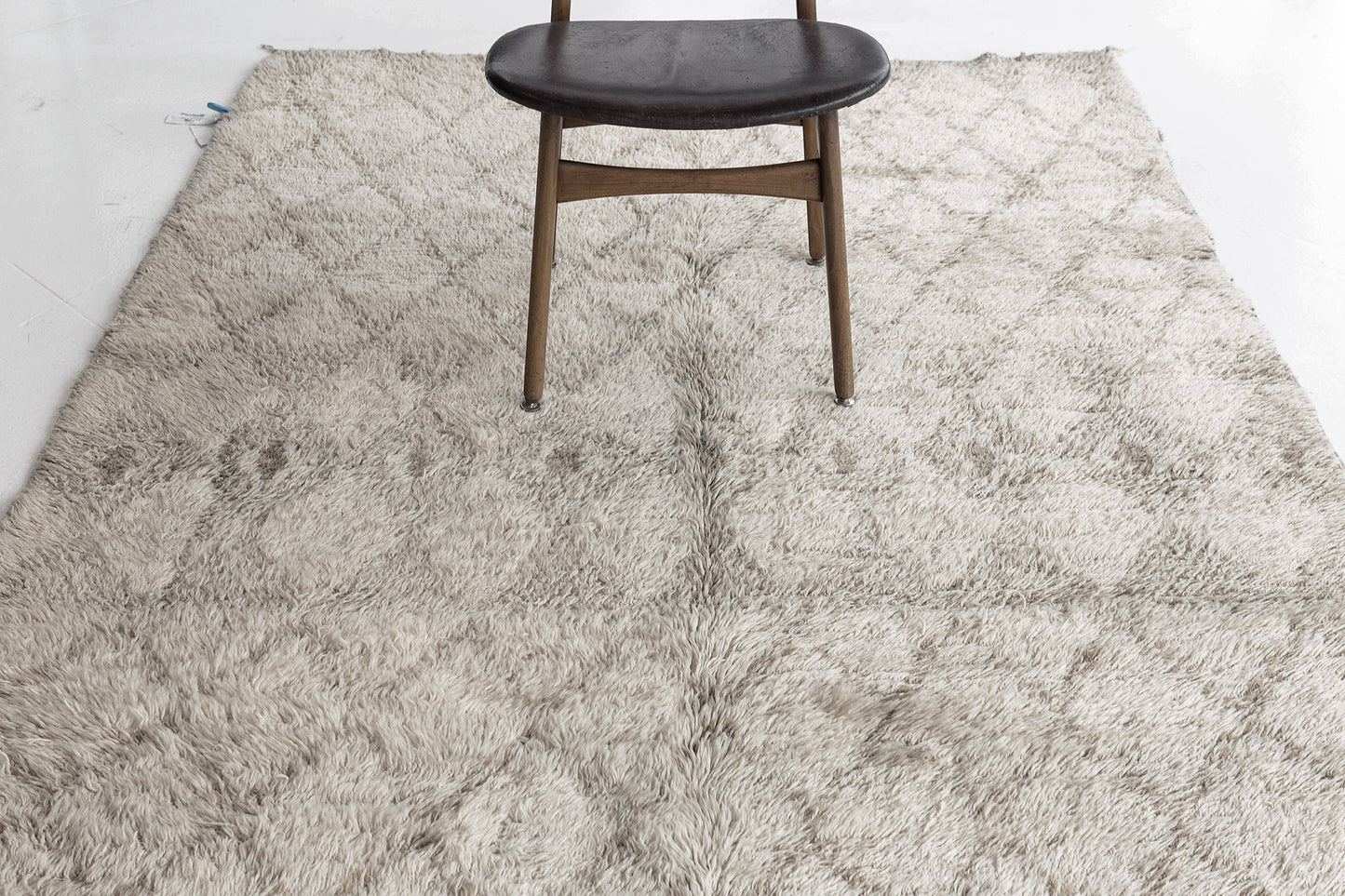 Vintage Moroccan Beni Ourain Tribe Rug