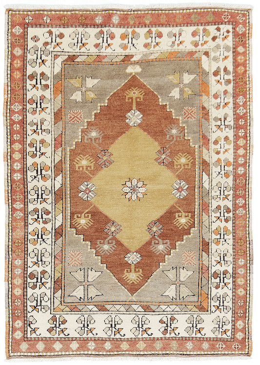 Vintage Turkish Anatolian Rug