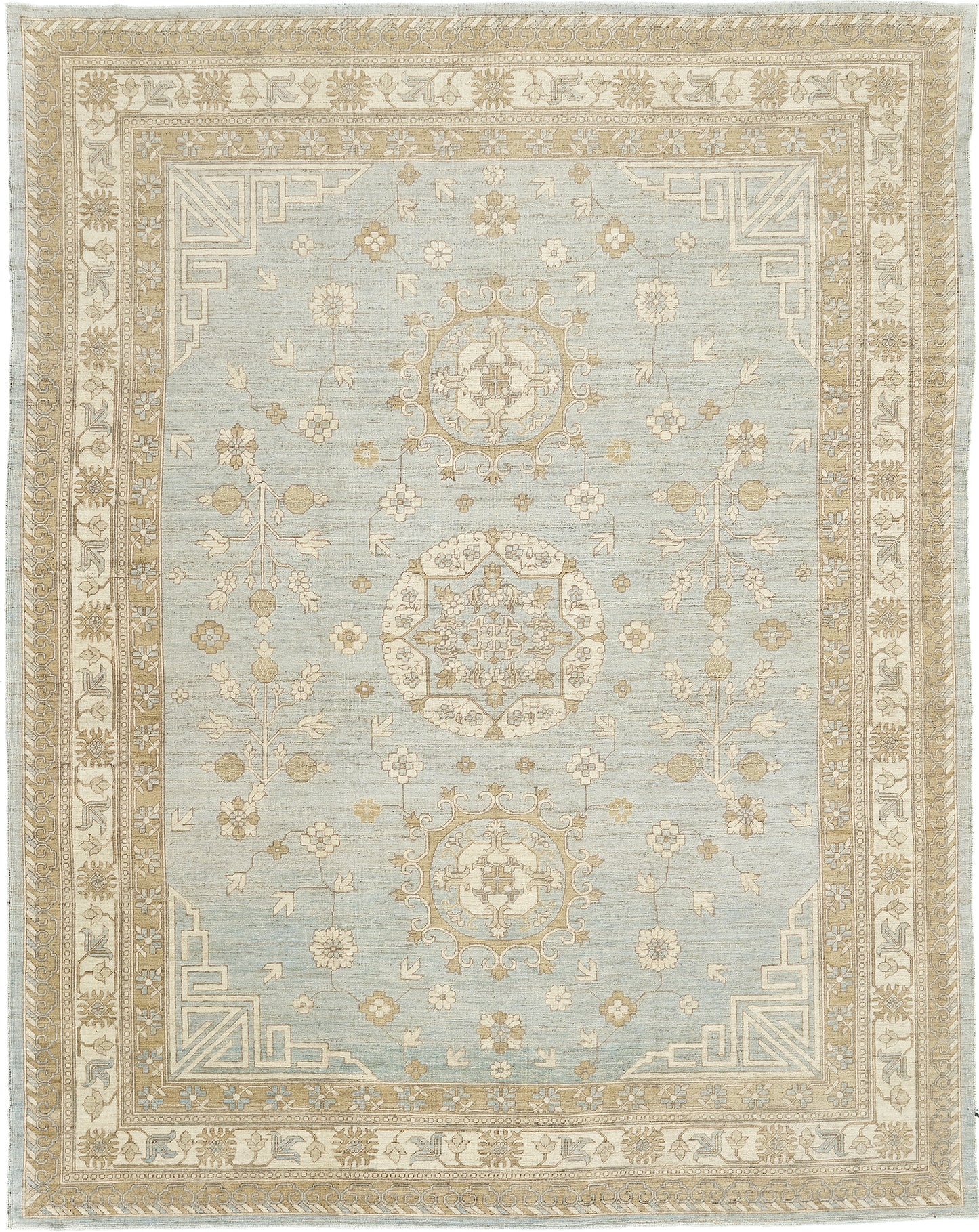 Vintage Style Khotan Revival Rug