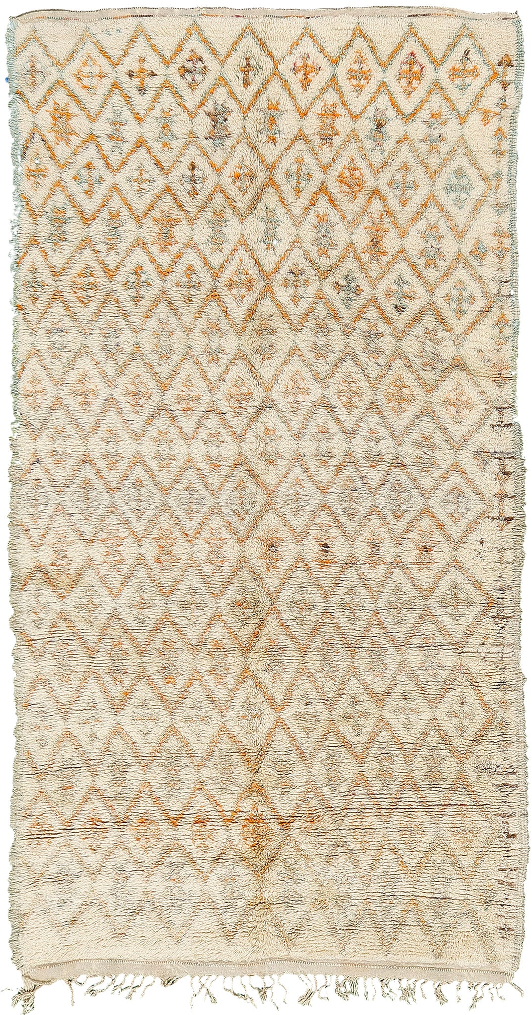 Modern Rug Image 13142 Vintage Moroccan Beni Ourain Tribe Rug