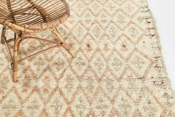 Modern Rug Image 13146 Vintage Moroccan Beni Ourain Tribe Rug
