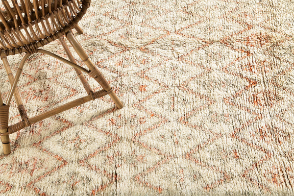 Modern Rug Image 13145 Vintage Moroccan Beni Ourain Tribe Rug