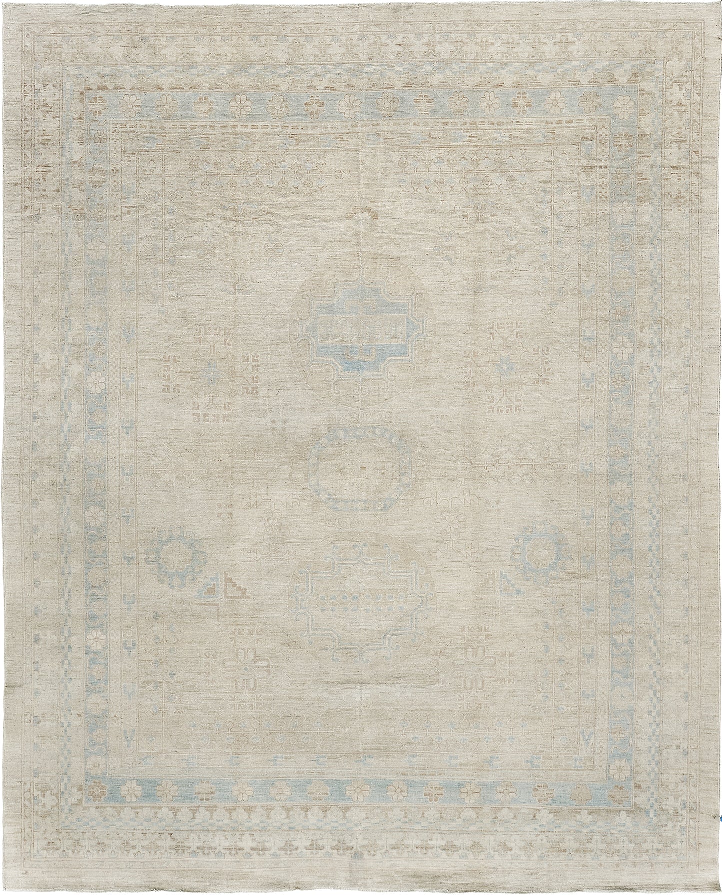 Vintage Style Khotan Revival Rug