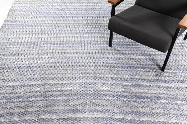 Modern Hand Loom Rug Luca Collection - overhead flat lay view [#1]
