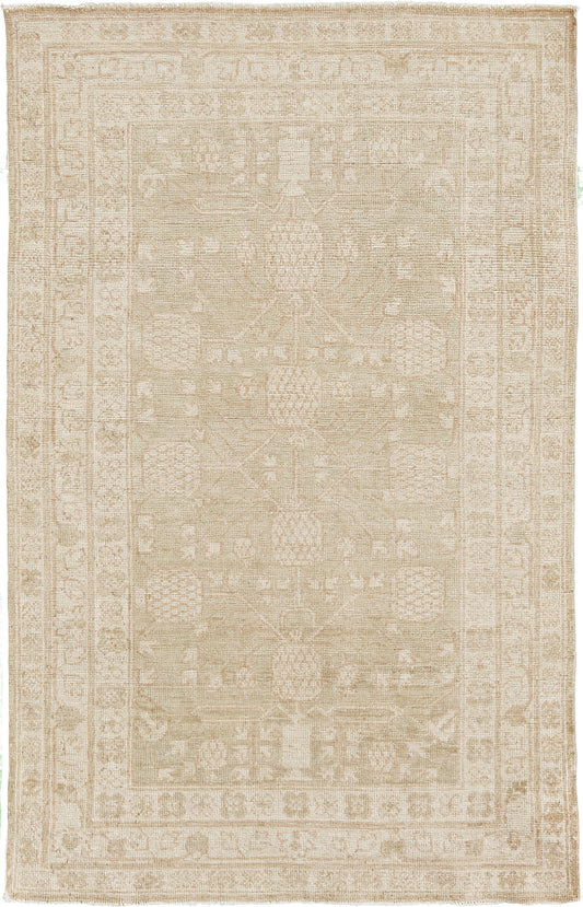 Vintage Style Khotan Revival Rug