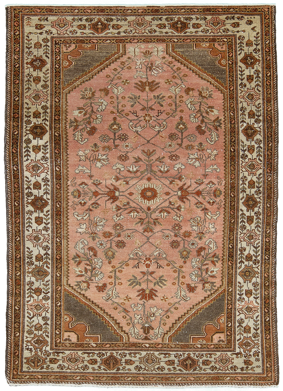 Persian Rug 6 Antique Fine Persian Malayer 25271