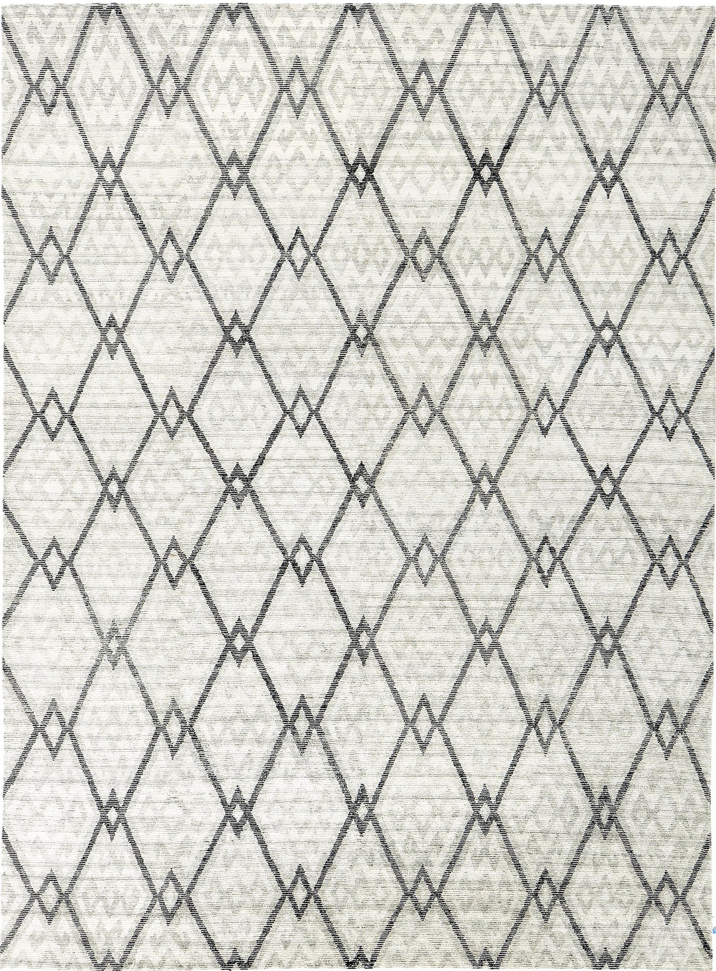 Modern Rug Image 7860 Modern Design Wool & Bamboo Silk Ribbed Rug Vita Amaratna