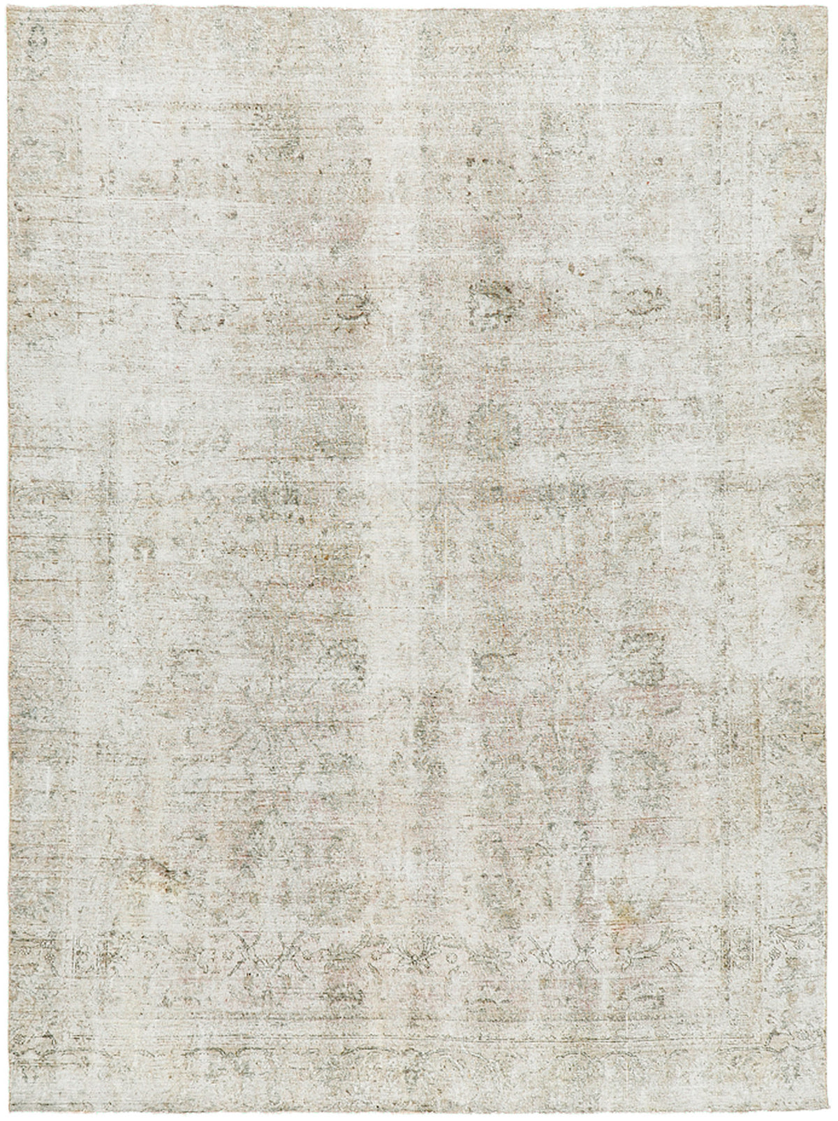 Persian Rug 3131 Vintage Distressed Persian Tabriz 25967