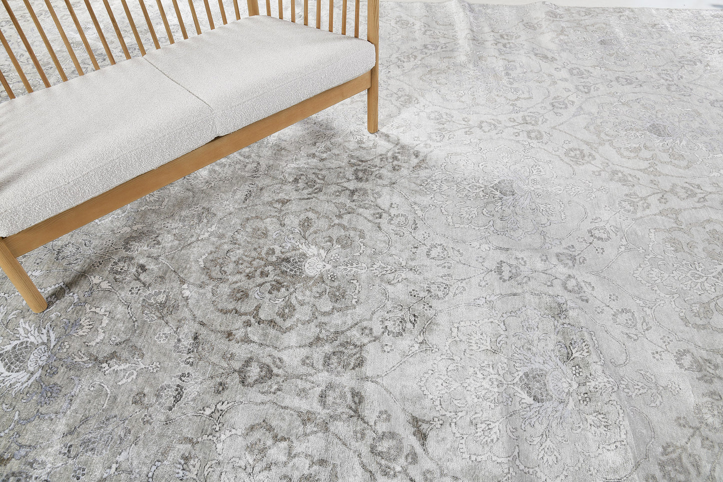 Transitional Design Rug Allure Bamboo Silk N836