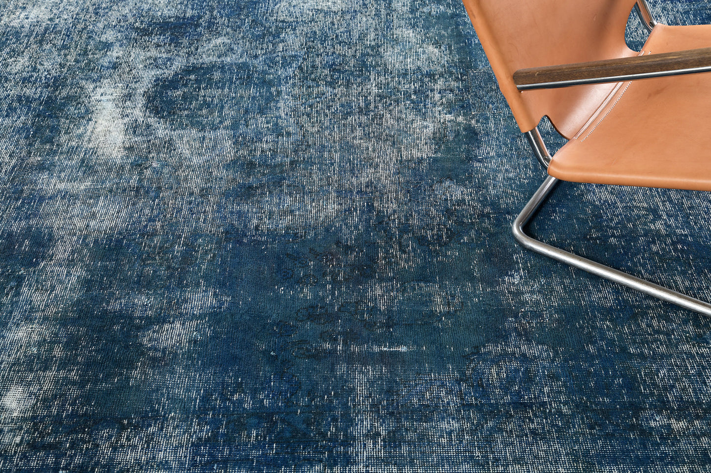 Overdyed Vintage Style Rug