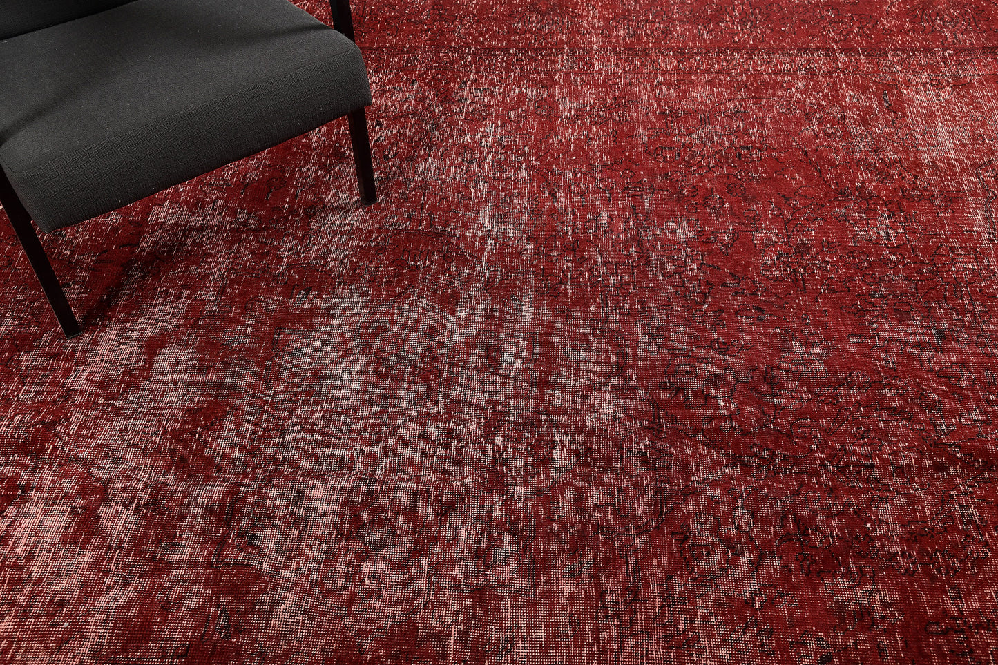Overdyed Vintage Style Rug
