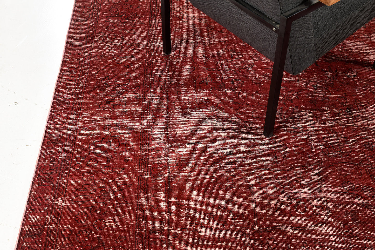 Overdyed Vintage Style Rug