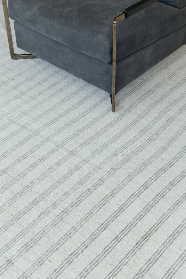 Turkish Tisse Kilim Flat Weave Rug - flat-weave kilim, hand-knotted in Turkey - styled in room setting [#38]