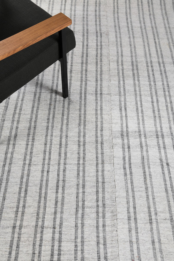 Turkish Tisse Kilim Flat Weave Rug - flat-weave kilim, hand-knotted in Turkey - overhead flat lay view [#39]