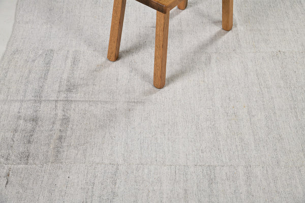 Turkish Tisse Kilim Flat Weave Rug - flat-weave kilim, hand-knotted in Turkey - overhead flat lay view [#40]