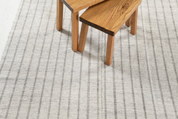 Turkish Tisse Kilim Flat Weave Rug - flat-weave kilim, hand-knotted in Turkey - detailed border and fringe [#41]