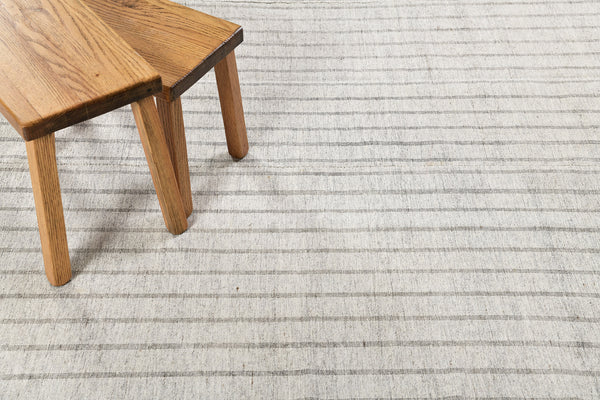 Turkish Tisse Kilim Flat Weave Rug - flat-weave kilim, hand-knotted in Turkey - close-up of weave texture and pile [#41]