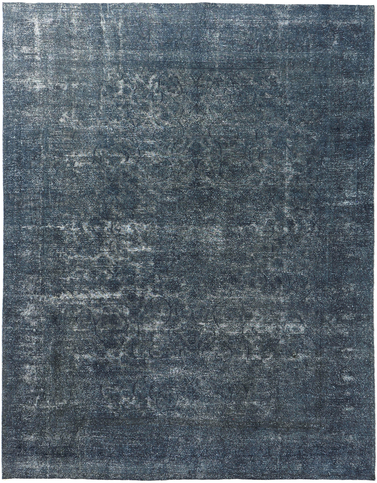 Vintage Overdye Distressed Rug - overdyed vintage - one-of-a-kind handmade area rug