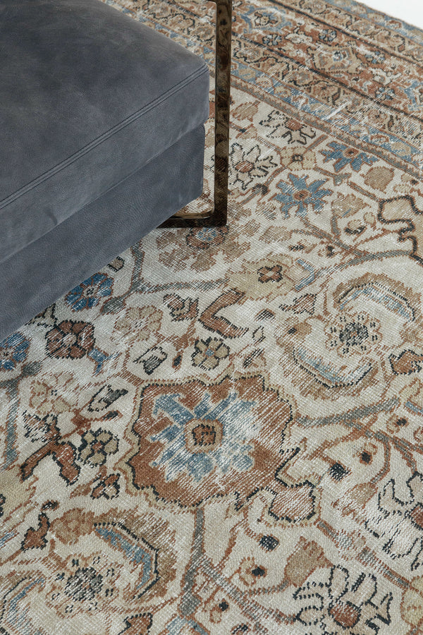 Persian Rug 1054 Antique Persian Mahal Distressed Rug 26372