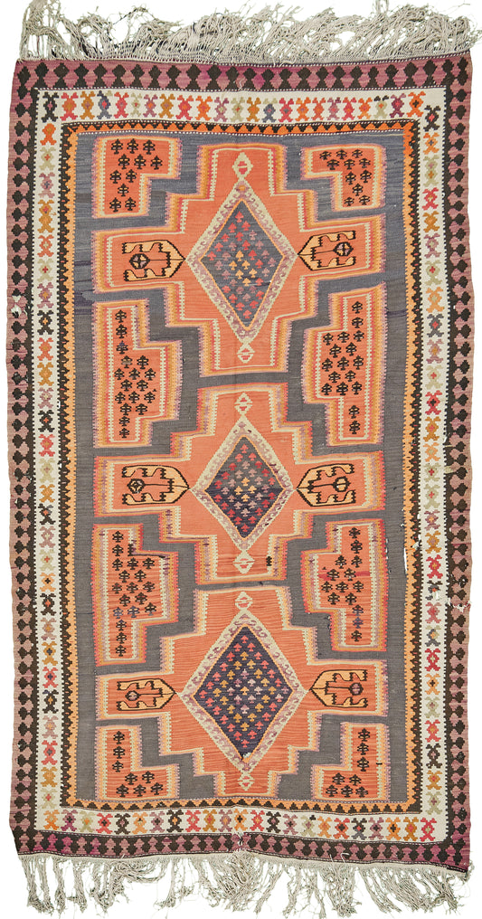 Vintage Turkish Anatolian Kilim