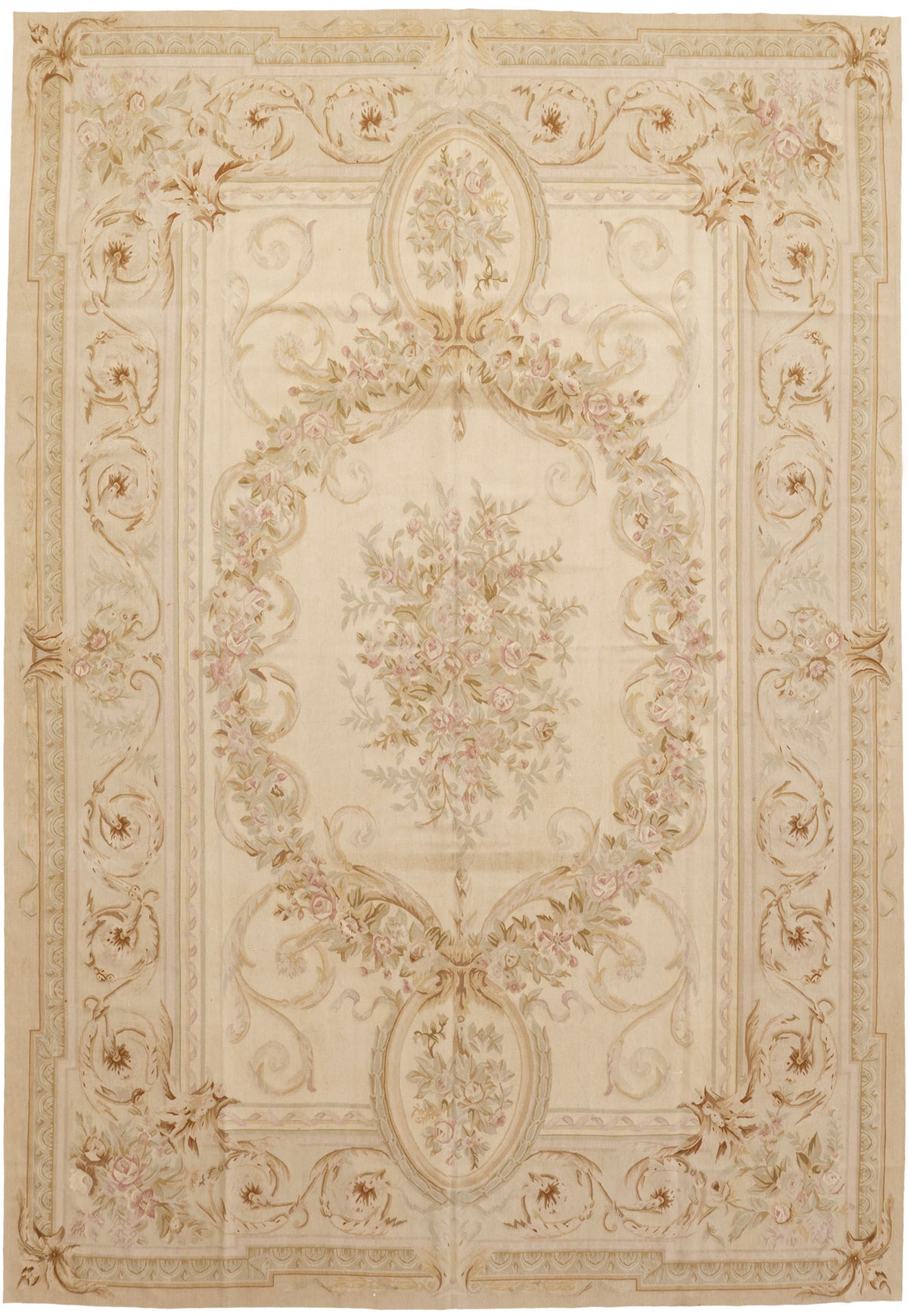 Chinese Aubusson Flat Weave - hand-knotted in China - one-of-a-kind handmade area rug [#3]