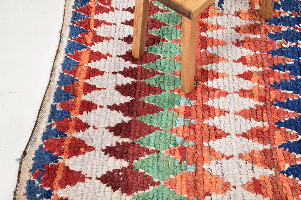 Modern Rug Image 13286 Vintage Moroccan Boujad Tribe Berber Runner
