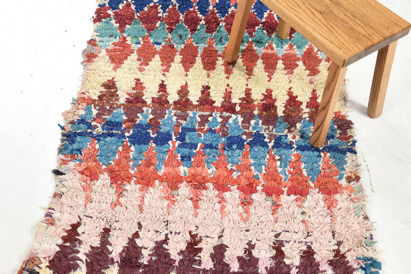 Modern Rug Image 13284 Vintage Moroccan Boujad Tribe Berber Runner