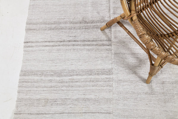 Turkish Tisse Kilim Flat Weave Rug - flat-weave kilim, hand-knotted in Turkey - styled in room setting [#25]