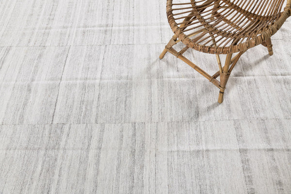 Turkish Tisse Kilim Flat Weave Rug - flat-weave kilim, hand-knotted in Turkey - overhead flat lay view [#24]