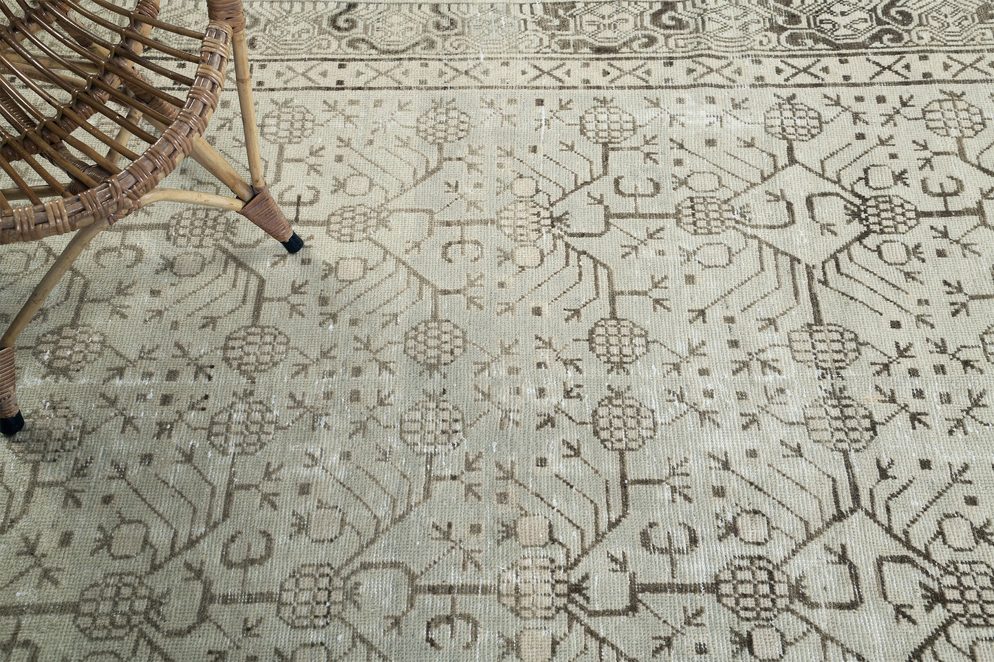 Antique Turkestan Khotan Rug
