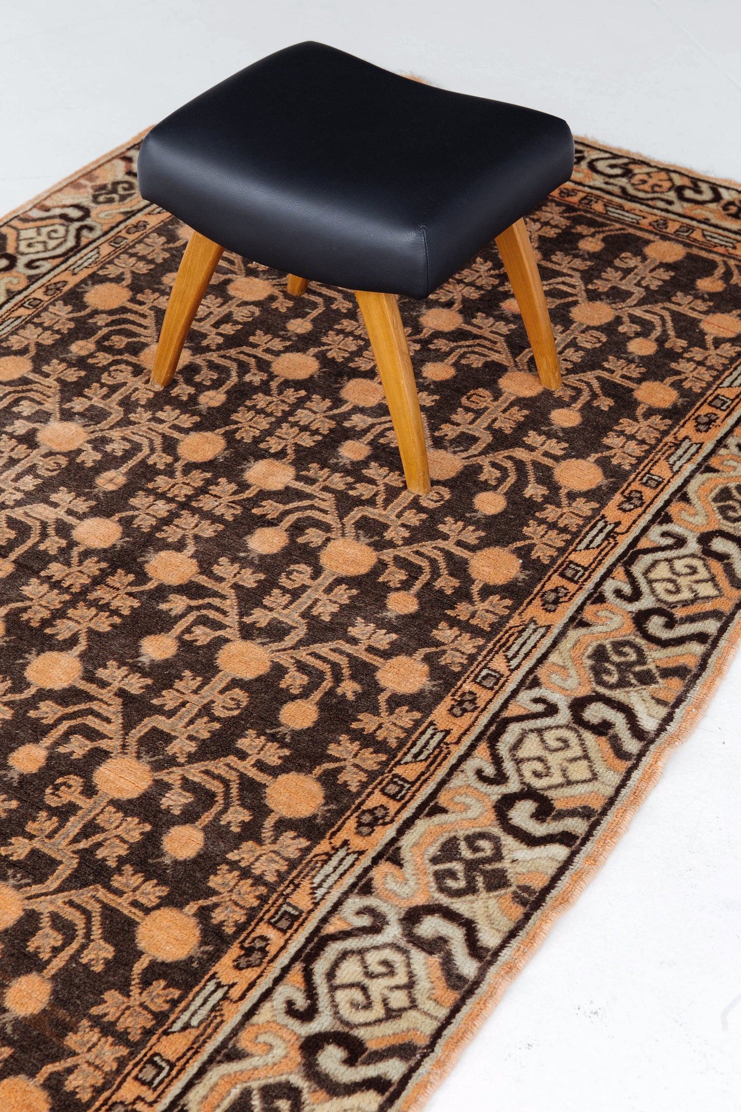 Antique Turkestan Khotan Rug