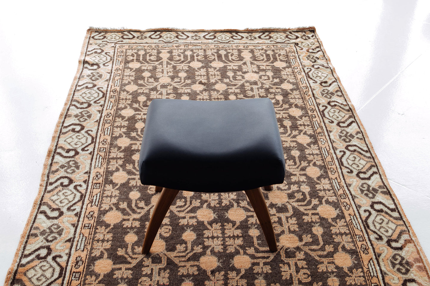 Antique Turkestan Khotan Rug