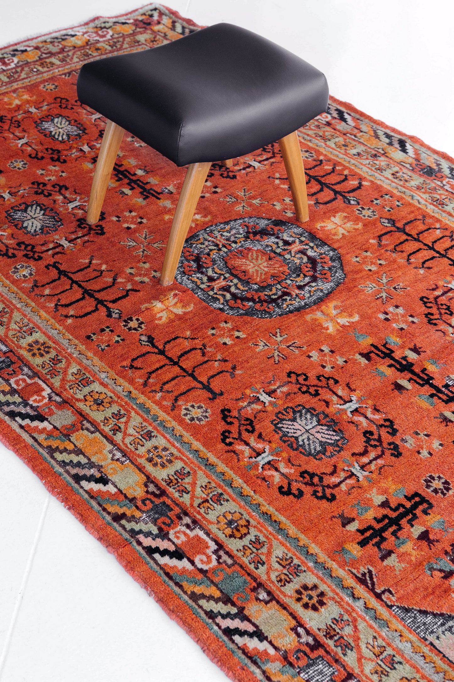 Antique Turkestan Khotan Rug