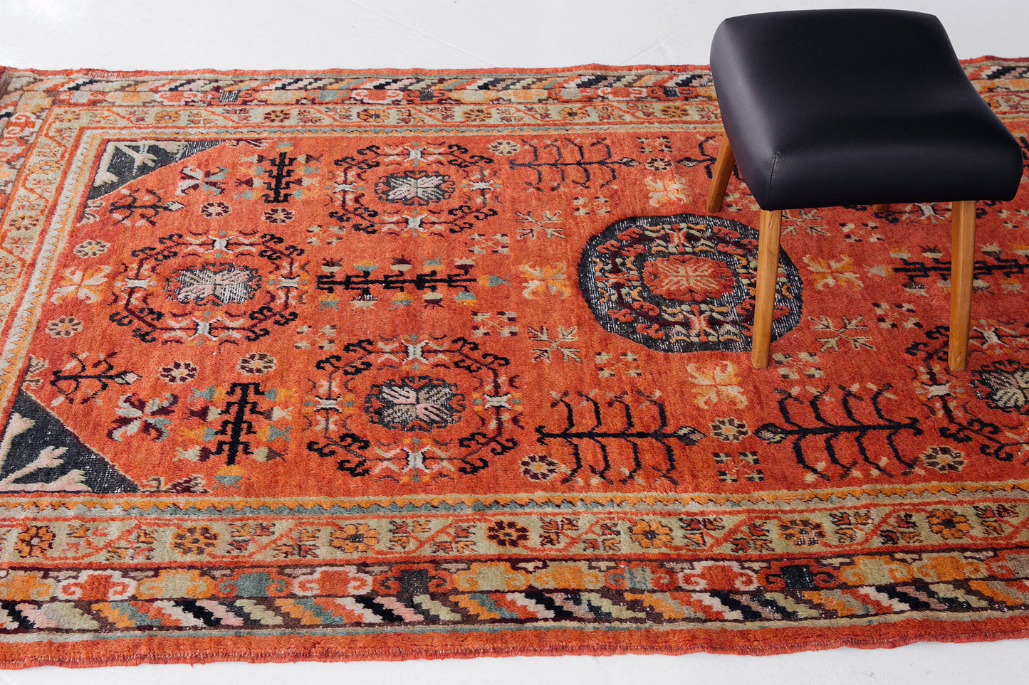 Antique Turkestan Khotan Rug