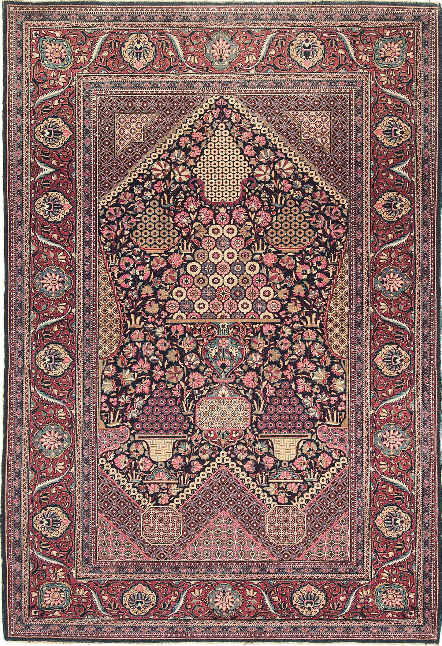 Antique Persian Kashan Rug 26821