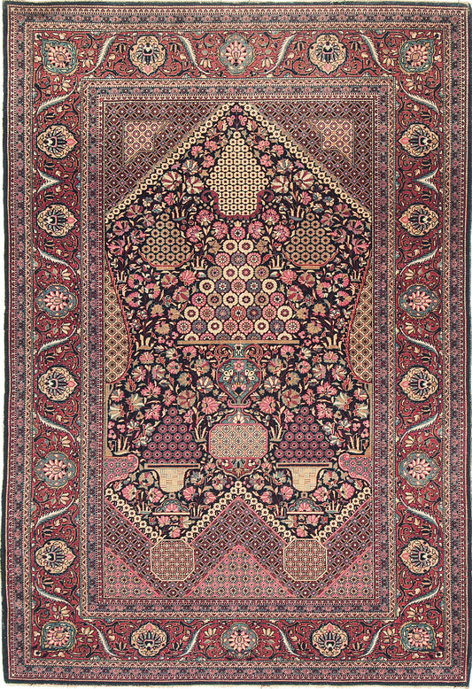 Persian Rug 653 Antique Persian Kashan Rug 26821