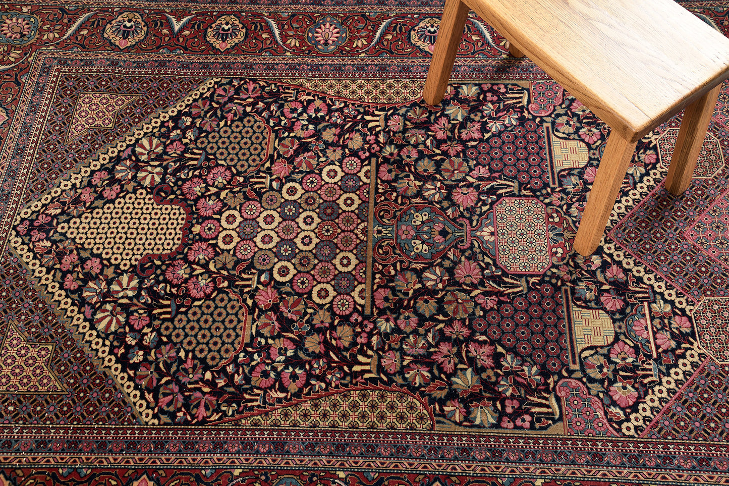 Antique Persian Kashan Rug 26821