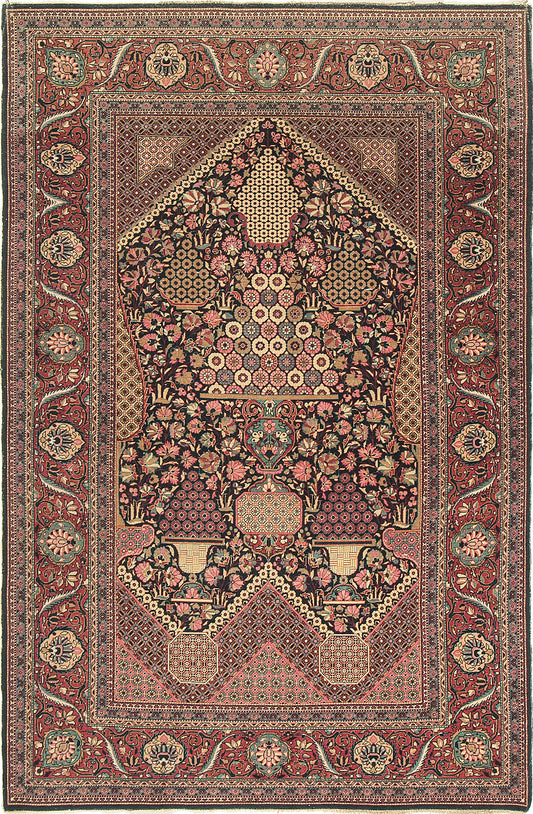 Persian Rug 660 Antique Persian Kashan Rug 26822