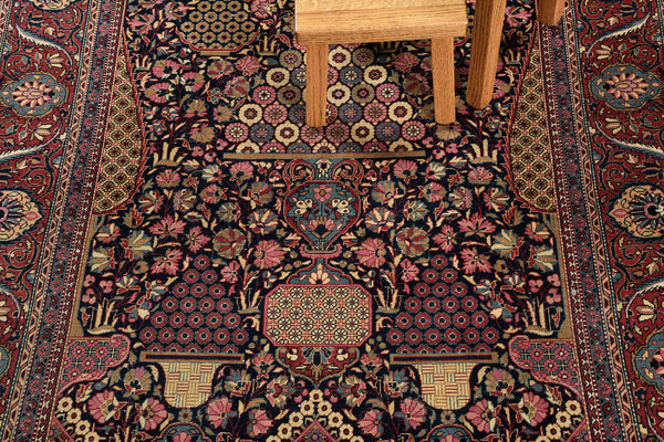 Persian Rug 662 Antique Persian Kashan Rug 26822