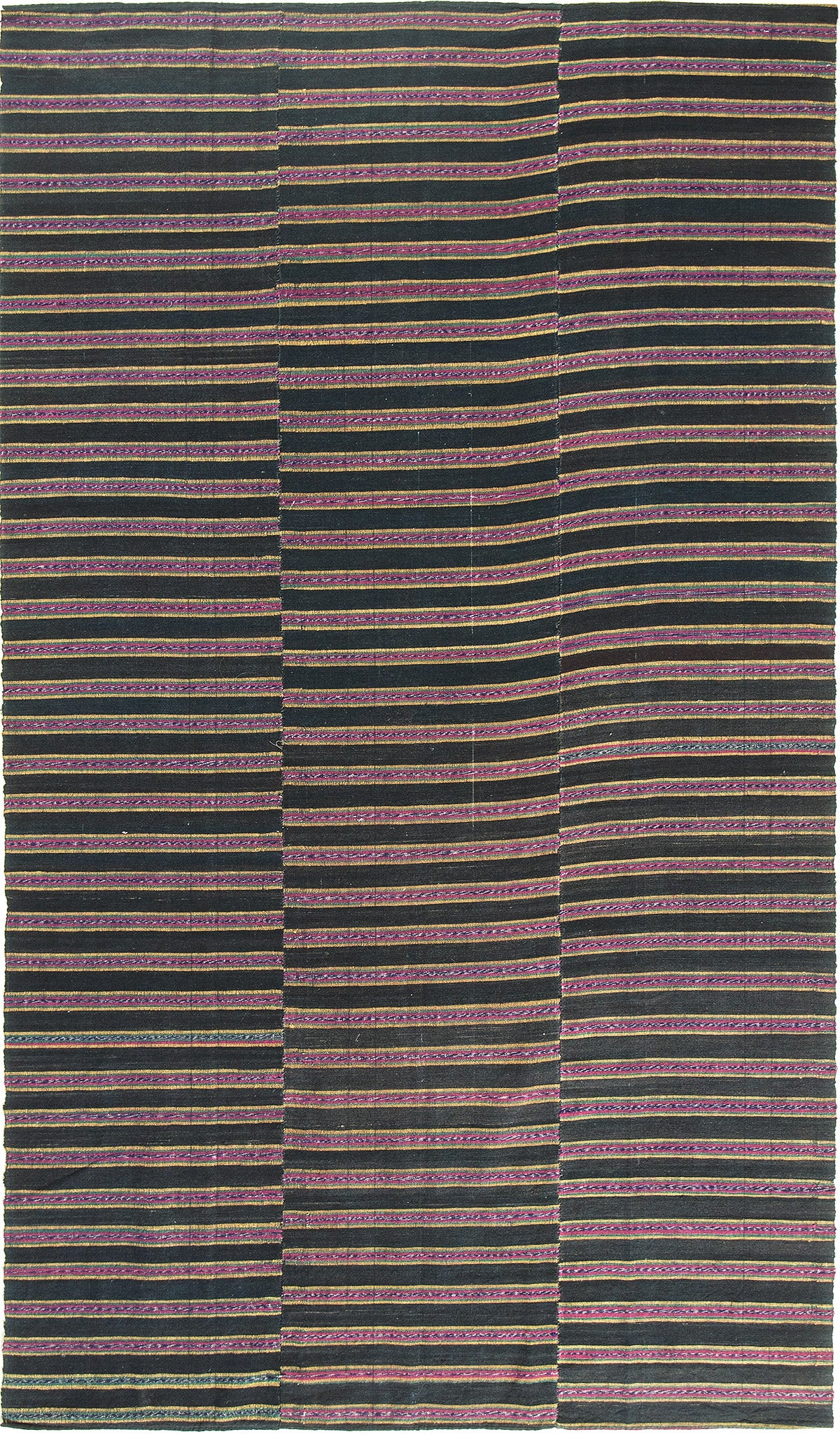 Turkish Tisse Kilim Flat Weave Rug - flat-weave kilim, hand-knotted in Turkey - one-of-a-kind handmade area rug [#18]