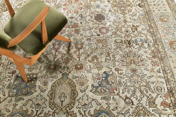 Persian Rug 4264 Vintage Persian Tabriz Rug 26895