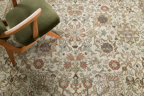 Persian Rug 4260 Vintage Persian Tabriz Rug 26895