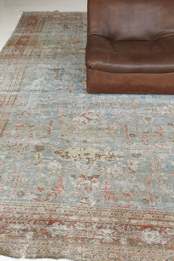 Persian Rug 1070 Antique Persian Mahal Distressed Rug 26897