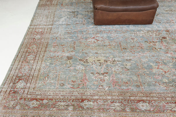 Persian Rug 1072 Antique Persian Mahal Distressed Rug 26897