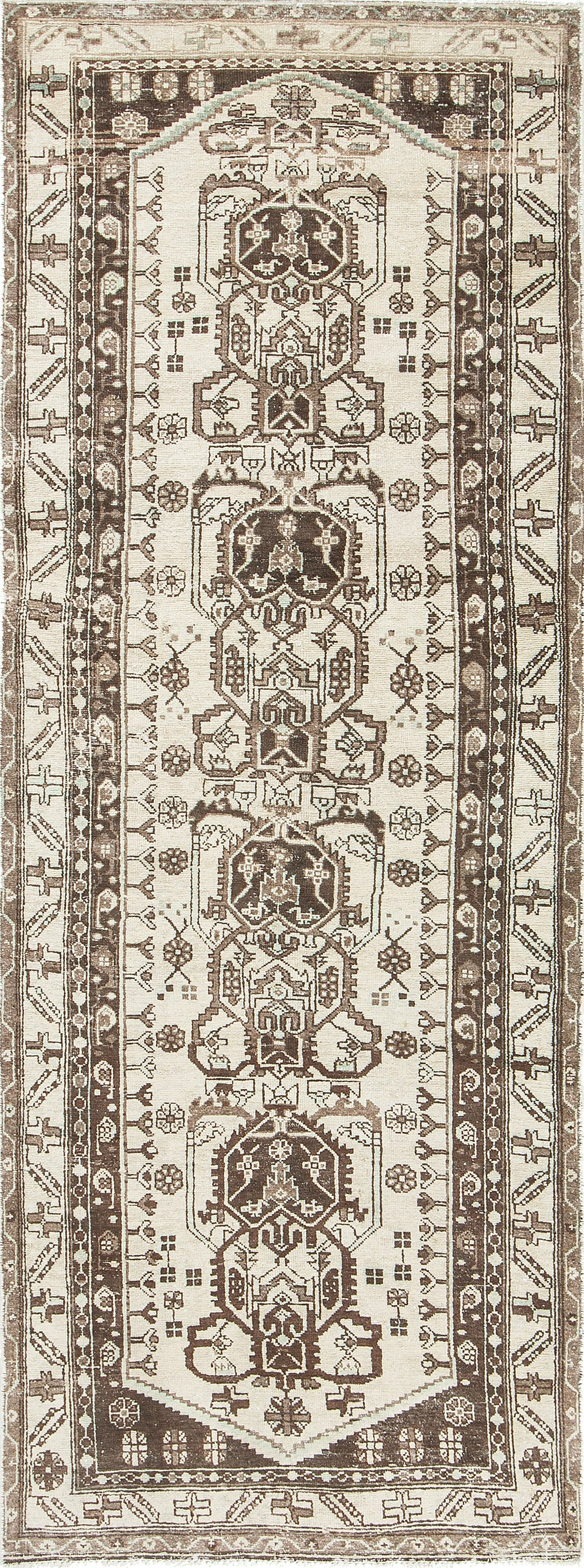 Persian Rug 3999 Vintage Persian Malayer Runner 27124
